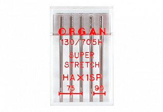 Иглы супер стретч ORGAN №75(3), 90(2), 5шт