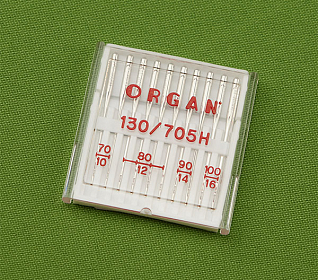 Иглы стандарт ORGAN №70(2), 80(4), 90(2), 100(2), 10шт