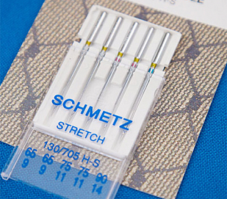 Иглы стретч SCHMETZ 130/705H-S №65(2), 75(2), 90(1), 5шт