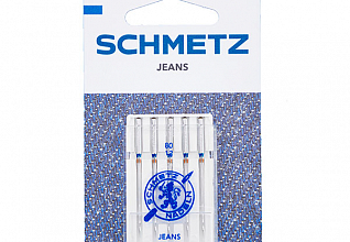 Иглы для джинсы SHCMETZ 130/705H-J №80, 5шт