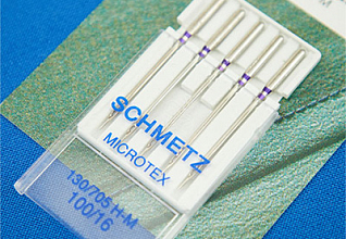 Иглы микротекс (особо острые) SCHMETZ 130/705H-M №100, 5шт