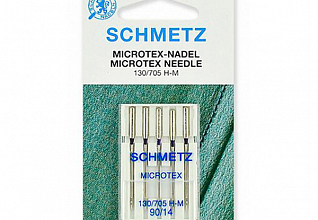 Иглы микротекс (особо острые) SCHMETZ 130/705H-M №90, 5шт
