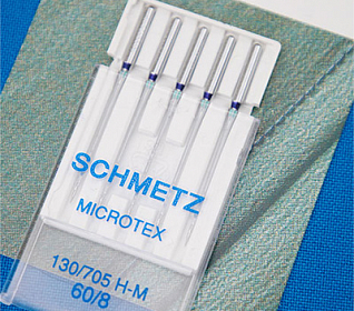 Иглы микротекс (особо острые) SCHMETZ 130/705H-M №60, 5шт